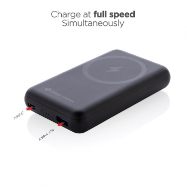 Logotrade reklaamtoote foto: Urban Vitamin Sonoma RCS rplastist 10 000 mAh akupank