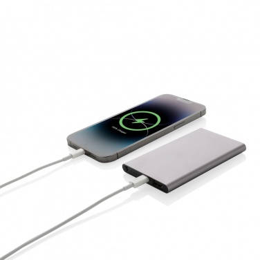 Logotrade reklaamkingi foto: RCS-i taaskasutatud plastist/alumiiniumist 4000 mah C-tüüpi akupank