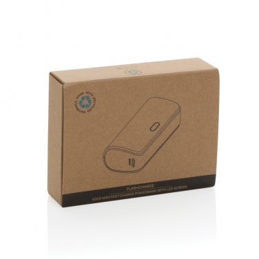 Logo trade ärikingi pilt: FlashCharge RCS rplastic 5000 mah kiirlaadimise akupank