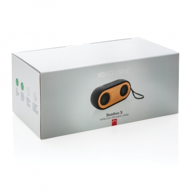 Logo trade firmakingitused foto: Bamboo X topeltkõlar