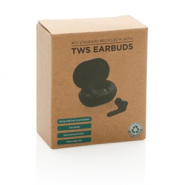 Logotrade ärikingituse foto: RCS standardsed taaskasutatud plastikust TWS kõrvaklapid