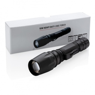 Logo trade reklaamtoote pilt: Taskulamp 10W Heavy duty CREE