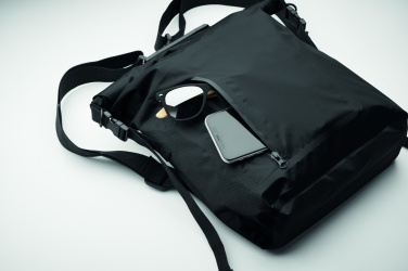 Logotrade firmakingi foto: RPET veekindel rolltop kott