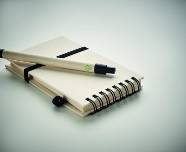 Logo trade reklaamtoote pilt: A6 piimapakist märkmikukomplekt