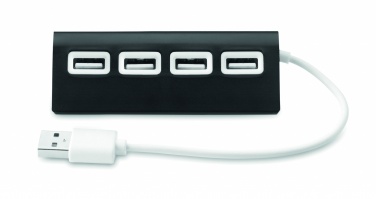 Logotrade reklaamtoote foto: 4-pordiline USB-jaotur