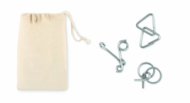 Logo trade reklaamkingi pilt: Komplektis 3 metallist ajumängu