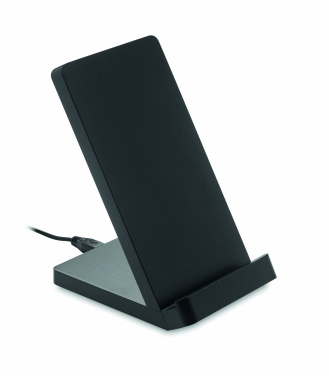 Logotrade ärikingi foto: Bambusest juhtmevaba laadimisalus 5W WIRESTAND