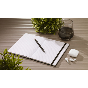 Logo trade ärikingi pilt: Bamboo Journal Naked Spine märkmik must A5