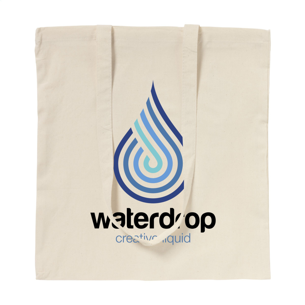 Logo trade firmakingitused foto: ShoppyBag (135g/m²) pikkade sangadega puuvillane kott