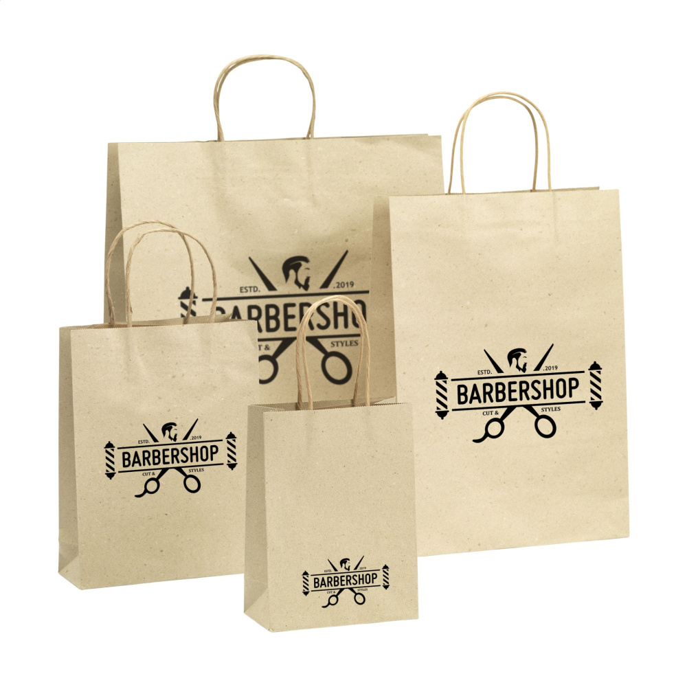 Logo trade reklaamkingid foto: Leaf It Bag taaskasutatud murupaber (120 g/m²) L