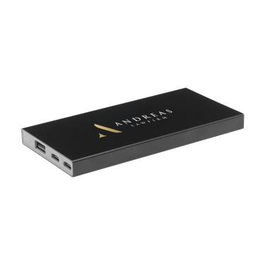 Logo trade meene pilt: Tecco GRS Recycled Alu Powerbank 5000 välislaadija