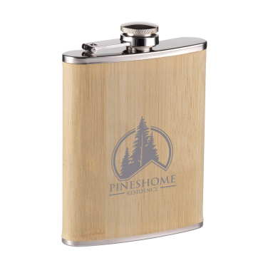 Logotrade meene foto: Hipflask Bamboo 200 ml joogipudel