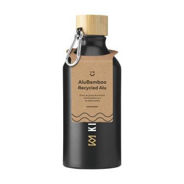 Logo trade meene pilt: AluBamboo GRS Recycled Alu 500 ml veepudel