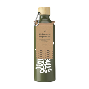 Logotrade ärikingid pilt: AluBamboo GRS Recycled Alu 750 ml veepudel