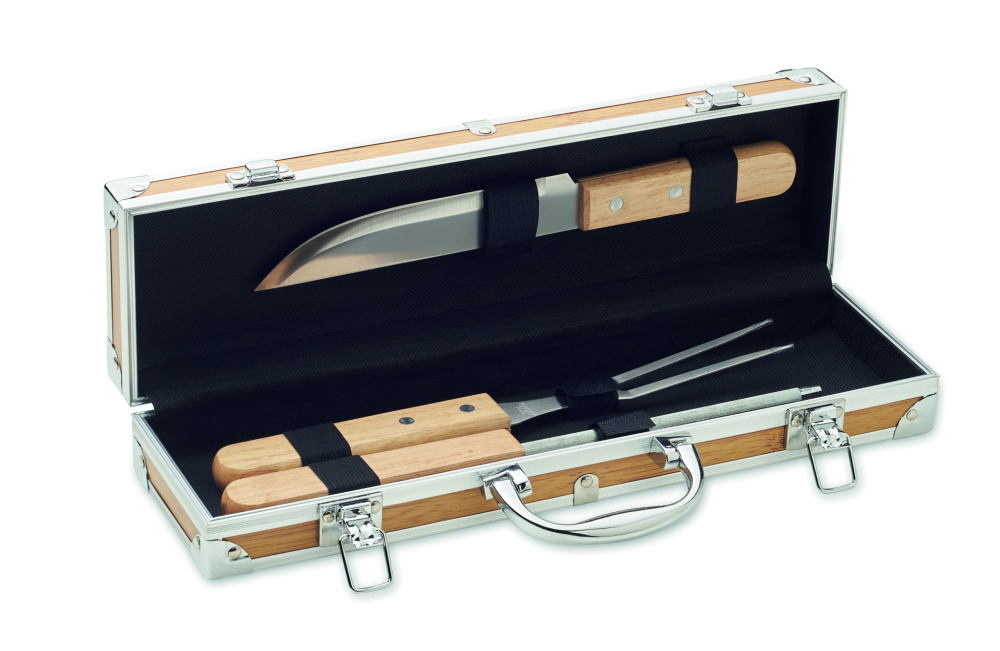 Logo trade ärikingituse pilt: TOOLDERA roostevabast terasest grillitööriistad