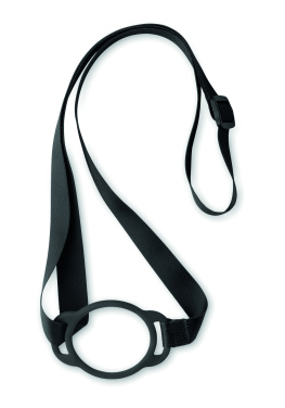 Logotrade reklaamkingitused pilt: LANCUP must pael koos topsihoidjaga 6cm