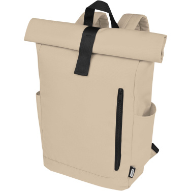 Logo trade meene pilt: Byron 15,6" GRS RPET rull-top seljakott 18L