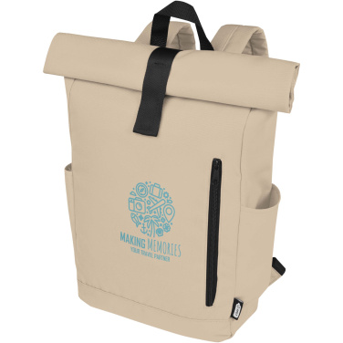 Logotrade reklaamkingituse foto: Byron 15,6" GRS RPET rull-top seljakott 18L