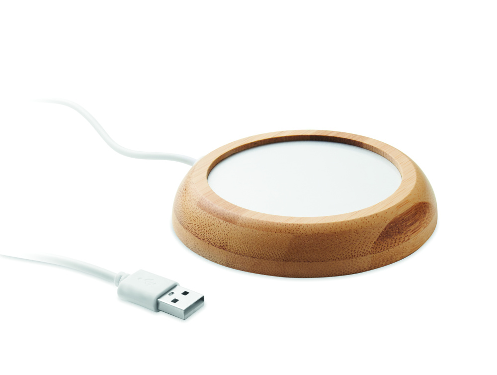 Logo trade firmakingid foto: Bambusest kruusisoojendaja USB-ga MUGLET