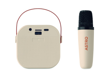 Logotrade ärikingituse foto: Karaokekomplekt kõlari ja mikrofoniga