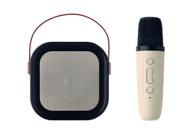 Logo trade firmakingi pilt: Karaokekomplekt kõlari ja mikrofoniga