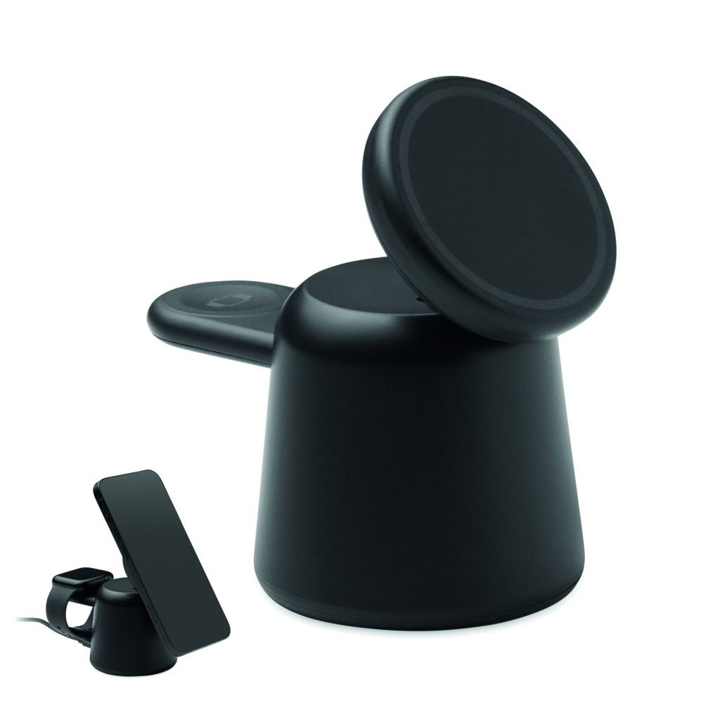 Logo trade firmakingituse pilt: 3-ühes juhtmevaba laadija 15W SIMPA