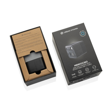 Logotrade reklaamkingi foto: Urban Vitamin Mendocino 65W GaN laadija sissetõmmatava kaabliga