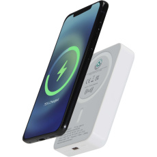 Acrab 10 000 mAh 15W magnetiline juhtmevaba varupank 20W PD-ga - valmistatud taaskasutatud plastist