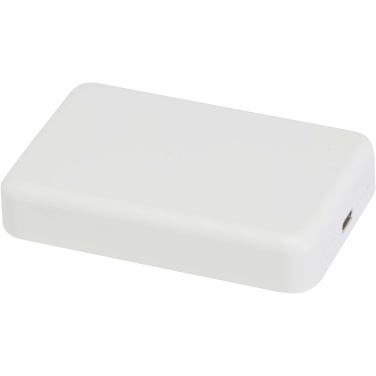 Logo trade reklaamkingid foto: Acrab 10 000 mAh 15W magnetiline juhtmevaba varupank 20W PD-ga - valmistatud taaskasutatud plastist