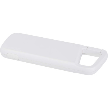 Logotrade meene foto: Alkes 5000 mAh 12W taaskasutatud plastist veekindel varupatarei karabiiniga