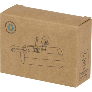 Logo trade reklaamkingituse pilt: Alnair 5000 mAh 10W C-tüüpi akupank mobiilialusega