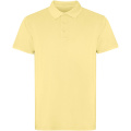 Cobaini lühikeste varrukatega unisex polosärk, Kollane