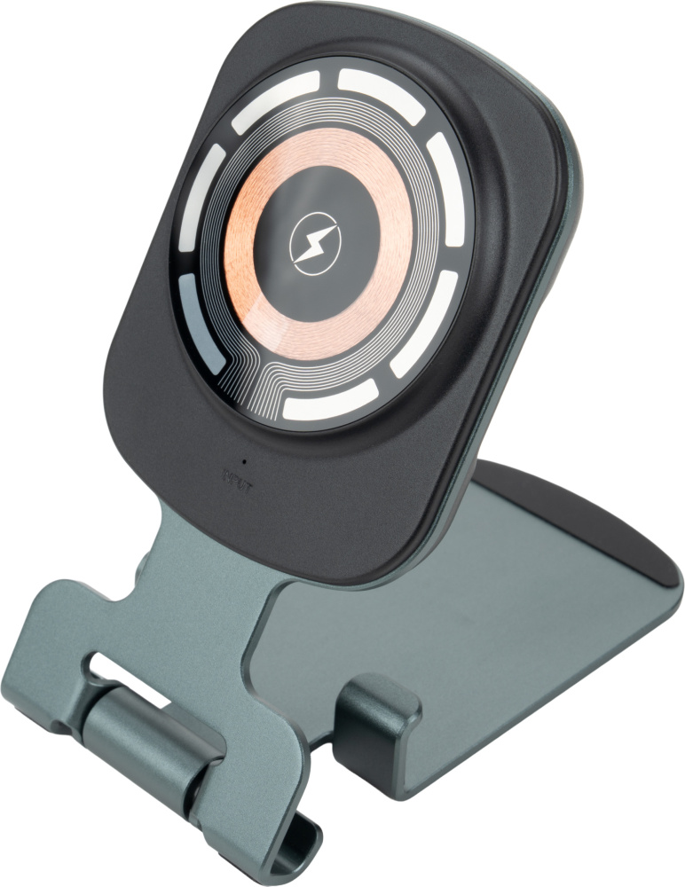 Logotrade ärikingid pilt: Telefonihoidik koos juhtmevaba laadijaga