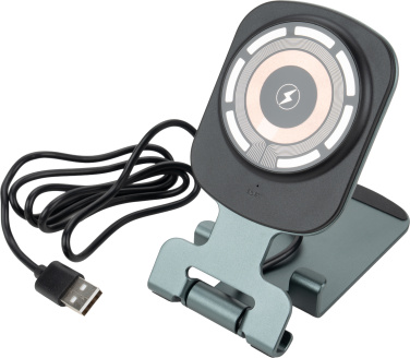 Logo trade reklaamkingitused foto: Telefonihoidik koos juhtmevaba laadijaga