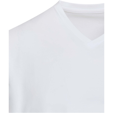 Logotrade reklaamkingitused pilt: Balfour 200 g/m² lühikeste varrukatega V-kaelusega unisex OCS orgaaniline T-särk