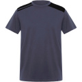 Expedition 160 g/m2 meeste lühikeste varrukatega T-särk, Plii / must