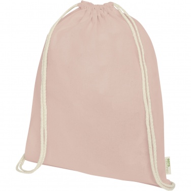 Logo trade liikelahja mainoslahja tuotekuva: Orissa 100 g/m² organic cotton drawstring bag 5L