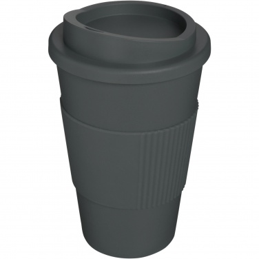 Logo trade liikelahjat mainoslahjat kuva: Americano® 350 ml eristetty muki oterenkaalla