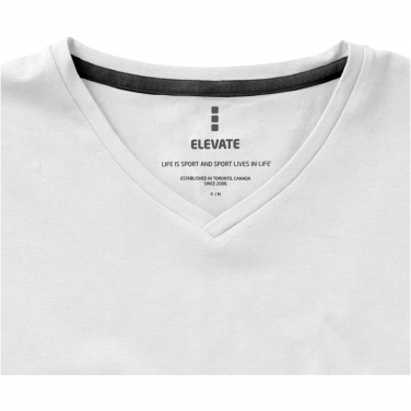 Logotrade liikelahjat kuva: Kawartha short sleeve women's organic V-neck t-shirt