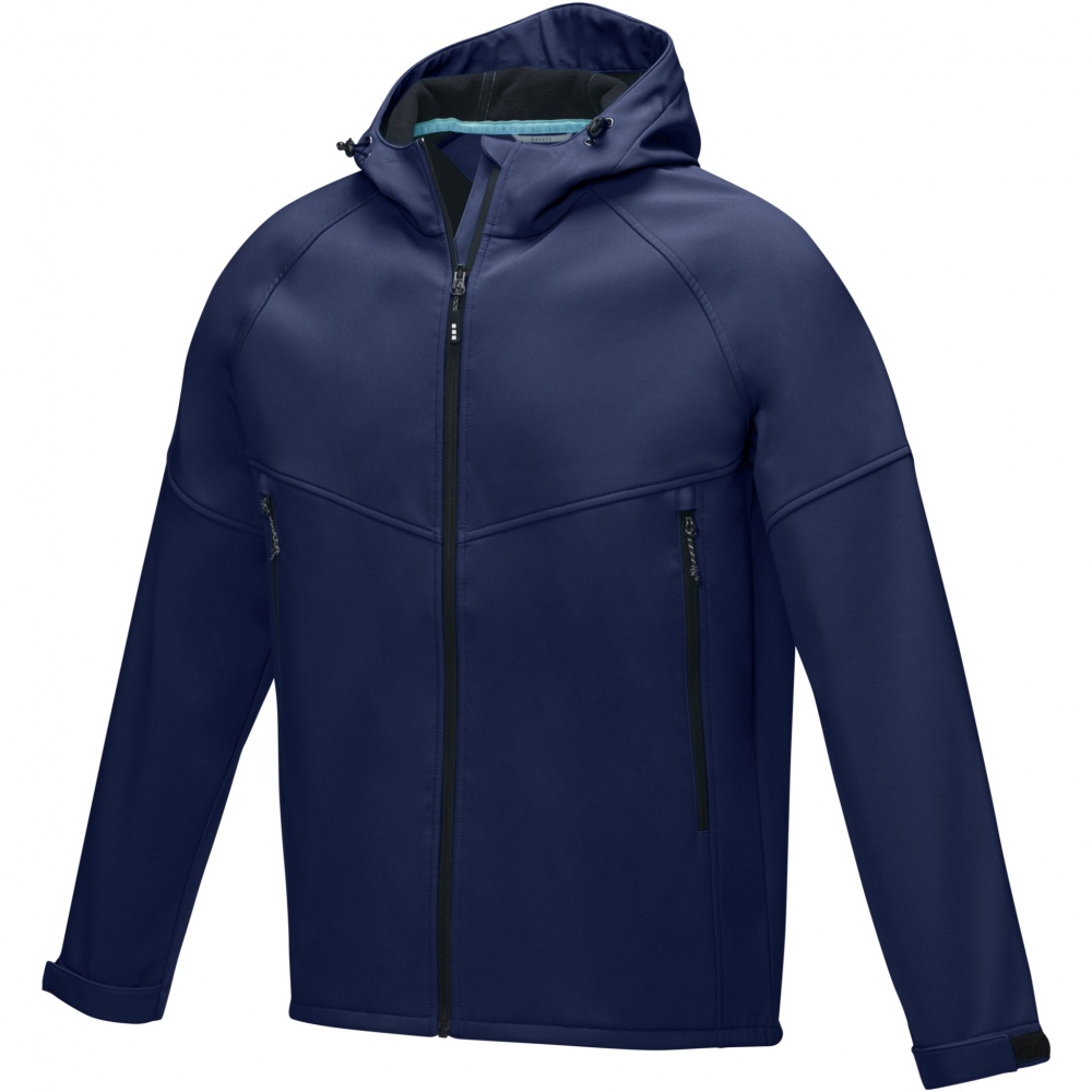 Logo trade mainoslahjat tuotekuva: Coltan-softshell-takki miehille, GRS-kierrätetty
