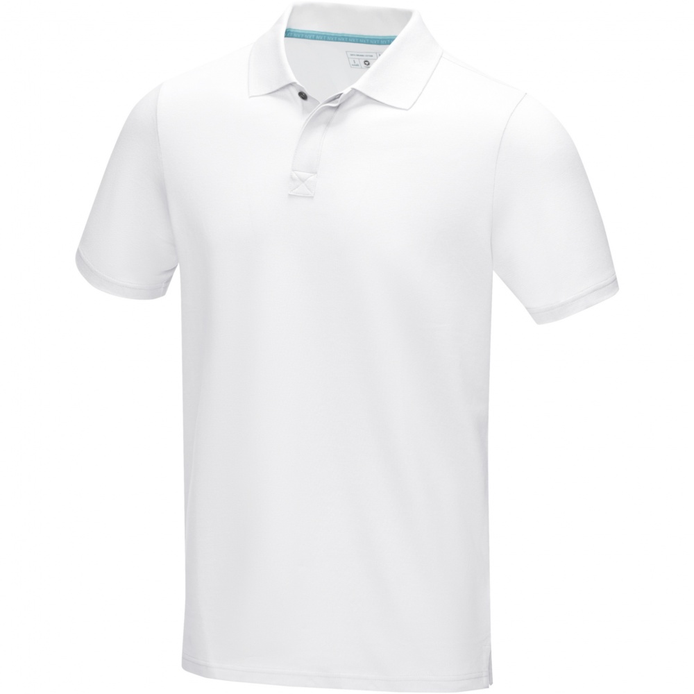 Logo trade mainostuotet tuotekuva: Graphite short sleeve men’s organic polo