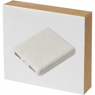 Logo trade mainoslahjat ja liikelahjat kuva: Asama-varavirtalähde, 5 000 mAh, vehnänolkea