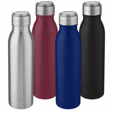 Logotrade mainostuotet kuva: Harper 700 ml ruostumaton teräspullo metallisilmukalla