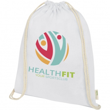 Logo trade liikelahjat tuotekuva: Orissa 140 g/m² organic cotton drawstring bag 5L