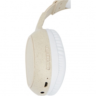Logotrade mainoslahjat ja liikelahjat tuotekuva: Riff Bluetooth®-kuulokkeet mikrofonilla, vehnänolkea
