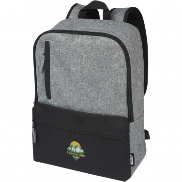 Logotrade mainostuote tuotekuva: Reclaim 15" GRS-kierrätetty kaksivärinen reppu kannettavalle 14 l
