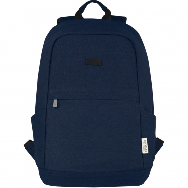 Logotrade liikelahja mainoslahja kuva: Joey 15,6" GRS-kierrätetystä kankaasta valmistettu varkaudenestoreppu kannettavalle 18 l