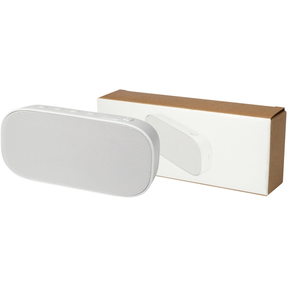 Logotrade mainoslahja tuotekuva: Stark 2.0 5 W:n kierrätysmuovinen IPX5 Bluetooth® -kaiutin 