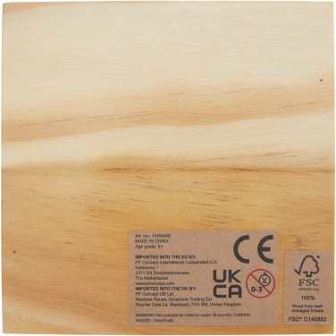 Logotrade liikelahjat kuva: Strobus puinen ristinolla-peli