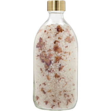 Logo trade liikelahjat mainoslahjat kuva: Wellmark Just Relax 500 ml:n kylpysuola - ruusujen tuoksu